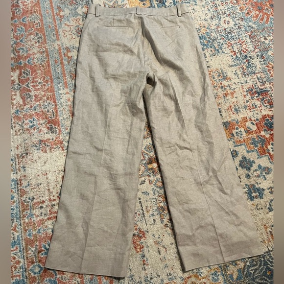 Jcrew cream linen trousers - Picture 7 of 9